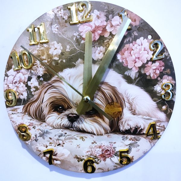 CEAS PERETE, HANDMADE LEMN, MODEL ANIMALUTE CÂINE 1.21