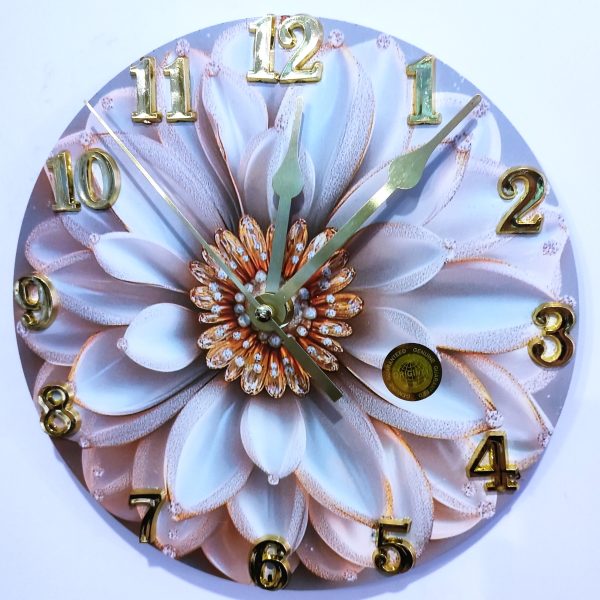 CEAS BUCĂTĂRIE, MODEL FLORAL 3D, LUCRAT MANUAL DIN LEMN 1.09