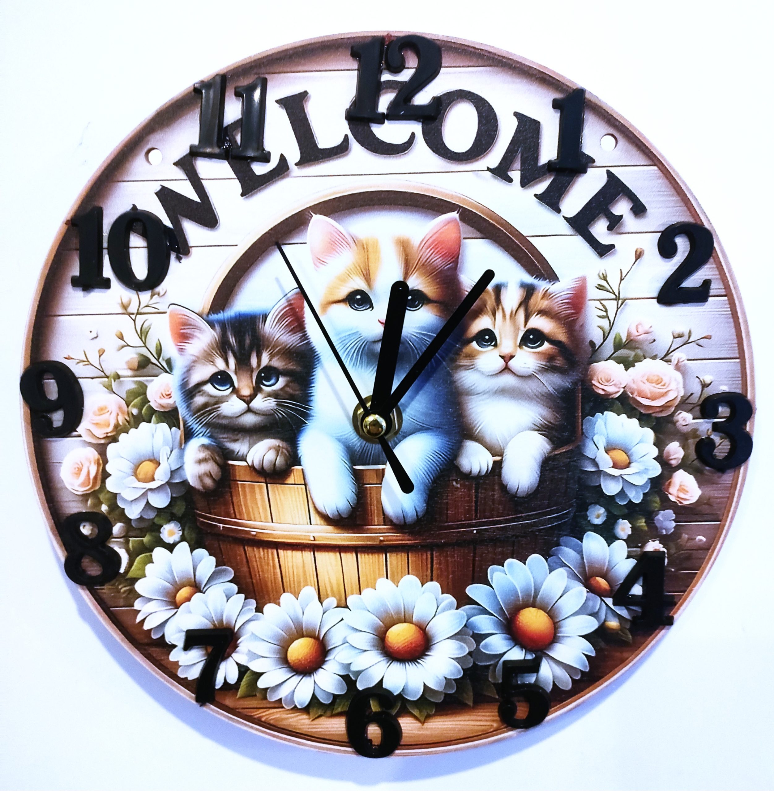 CEAS NR 9 CEAS BUCATARIE, MODEL WELCOME HOME PISOI, HANDMADE 1.25 - imagine 1